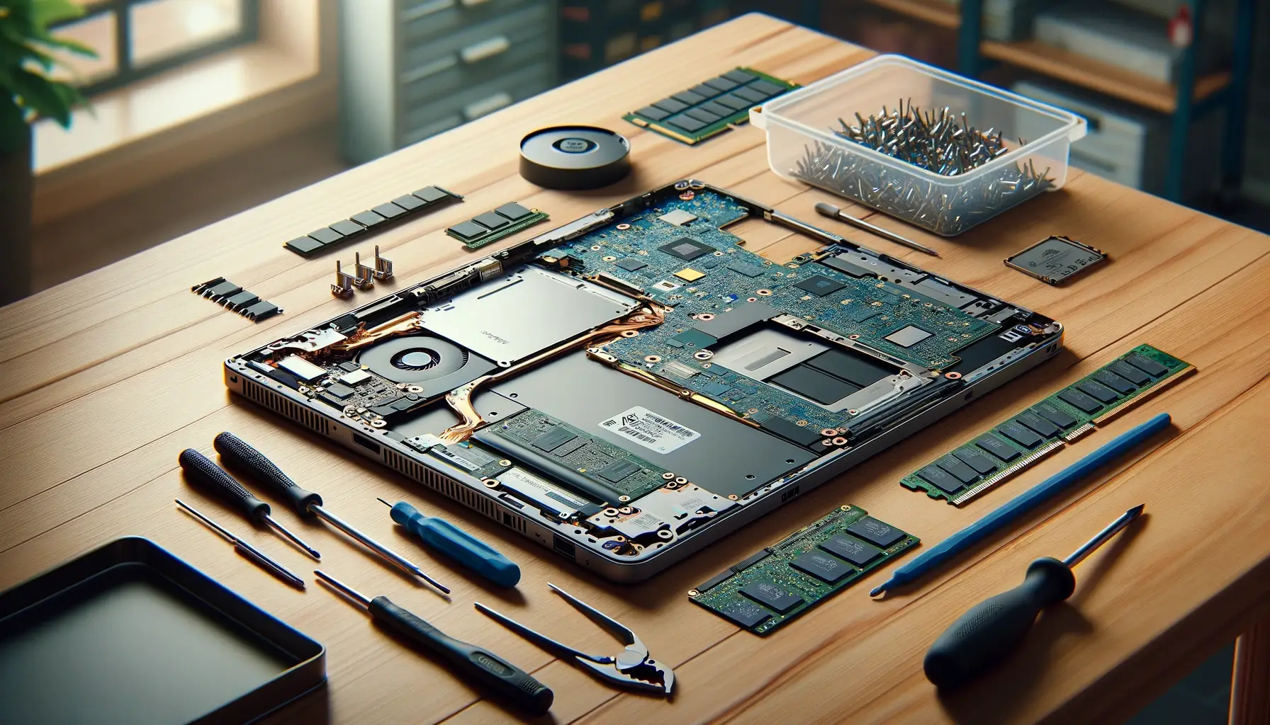 Technik IT POMOC pri oprave notebooku Toshiba v servisnom stredisku v Bratislave